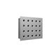 Clipsal 20/30/162/5 Switch Plate 20 Gang Stainless Steel 4 Rows Of 5