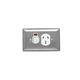 Clipsal A15/15NA Single Switch Socket Outlet 250V 15A A Style Deep Curved Plate Safety Shutter Neon White Electric