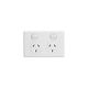 Clipsal C2025D Twin Switch Socket Outlet Classic 250V 10A 2 Pole