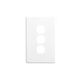 Clipsal C2033C Switch Plate Cover 3 Gang Metal Finish