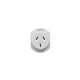 Clipsal FOS106LL Single Switch Socket Outlet 3 Flat Pin Less Lugs 250vac 10A Grey