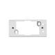Clipsal 47 Mounting Block 1 Gang 103x49x25mm White Electric