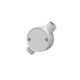 Clipsal 240/20/2S1 Junction Box Standard 20mm I.d 2 Way Through Entry 1x20mm Plain Entry 1x20mm Screwed Entry Grey