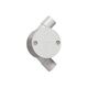Clipsal 240/25/2A Junction Box Standard 25mm I.d 2 Way Angle Entry Grey