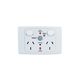 Clipsal 2025RCD10 Rcd Protected Twin Switch Socket Outlet 250V 10A 2 Pole 10ma Rcd